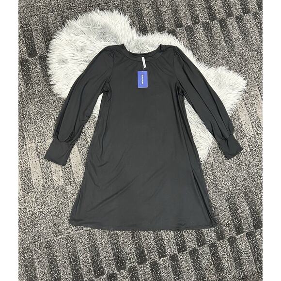 Piphany Women's‎ Long Sleeve Black Knee Length Dress Size Medium - Picture 1 of 2